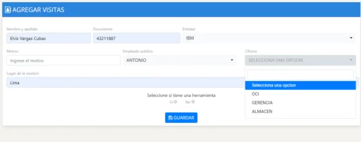 Sistema de registro de visitas, proveedores, contratistas, invitados - Imagen 6